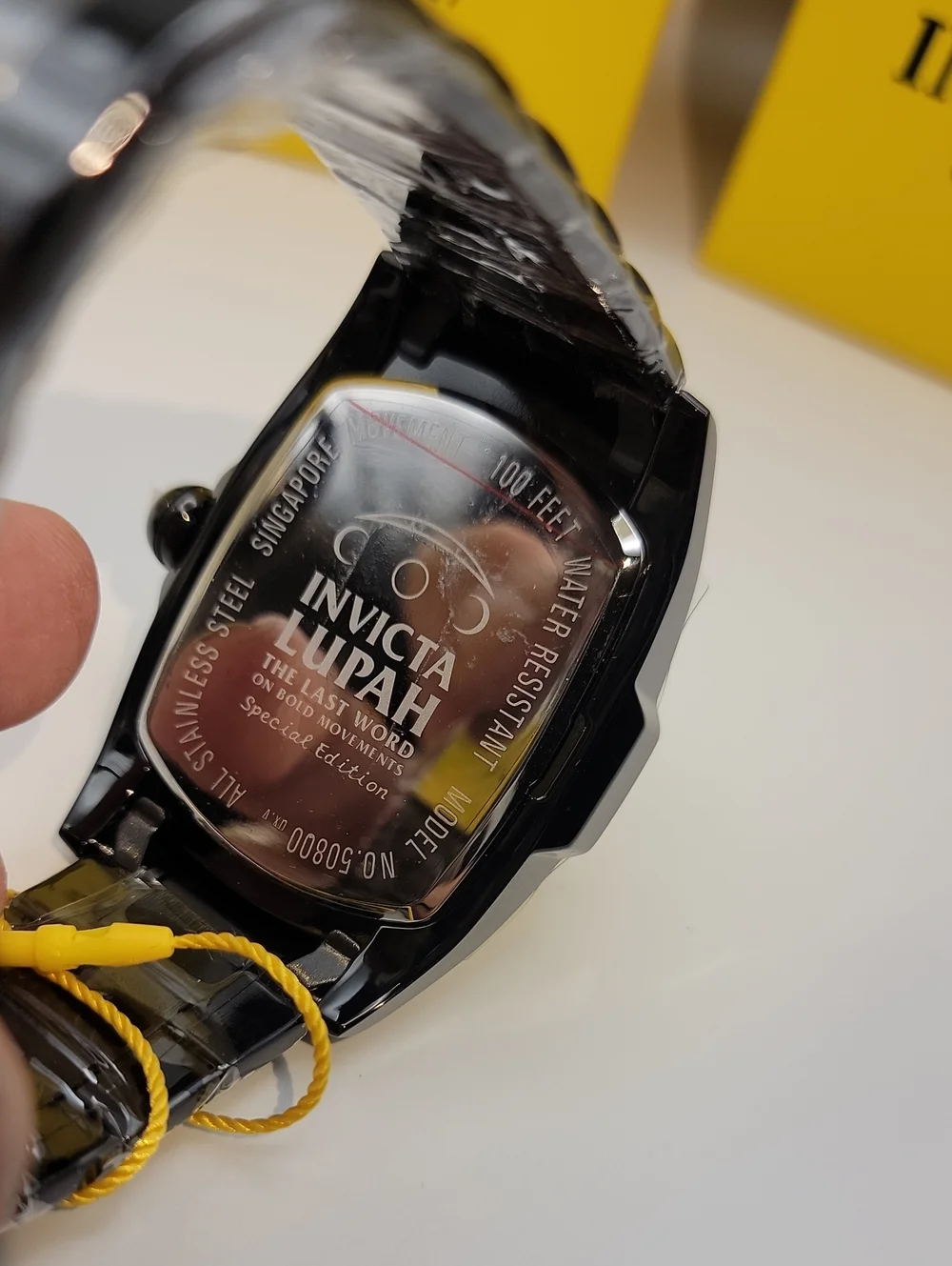 NEW ⌚️ Invicta Lupah Ironvane Men's Special Edition Watch - 47mm, Black 50800